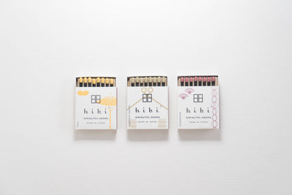 Hibi Japanese Cypress incense match burning - PABOOM