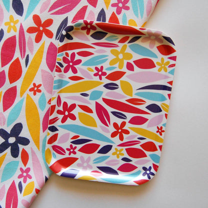 Wildflower birch tray styled in a kitchen setting - PABOOM