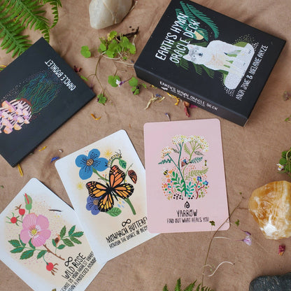 Earth's Hymn Oracle Deck - 45 Cards & Guidebook
