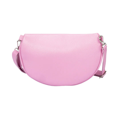 Grained Leather Belt Bag - Navy