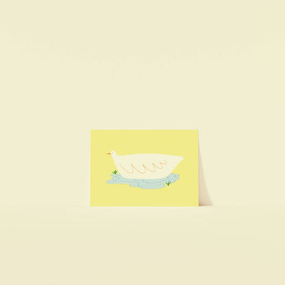 Duck Pond Postcard Print