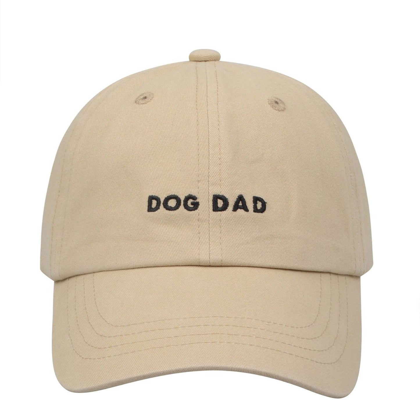 Dog Dad Hat | Embroidered Dog Dad Baseball Cap - Black