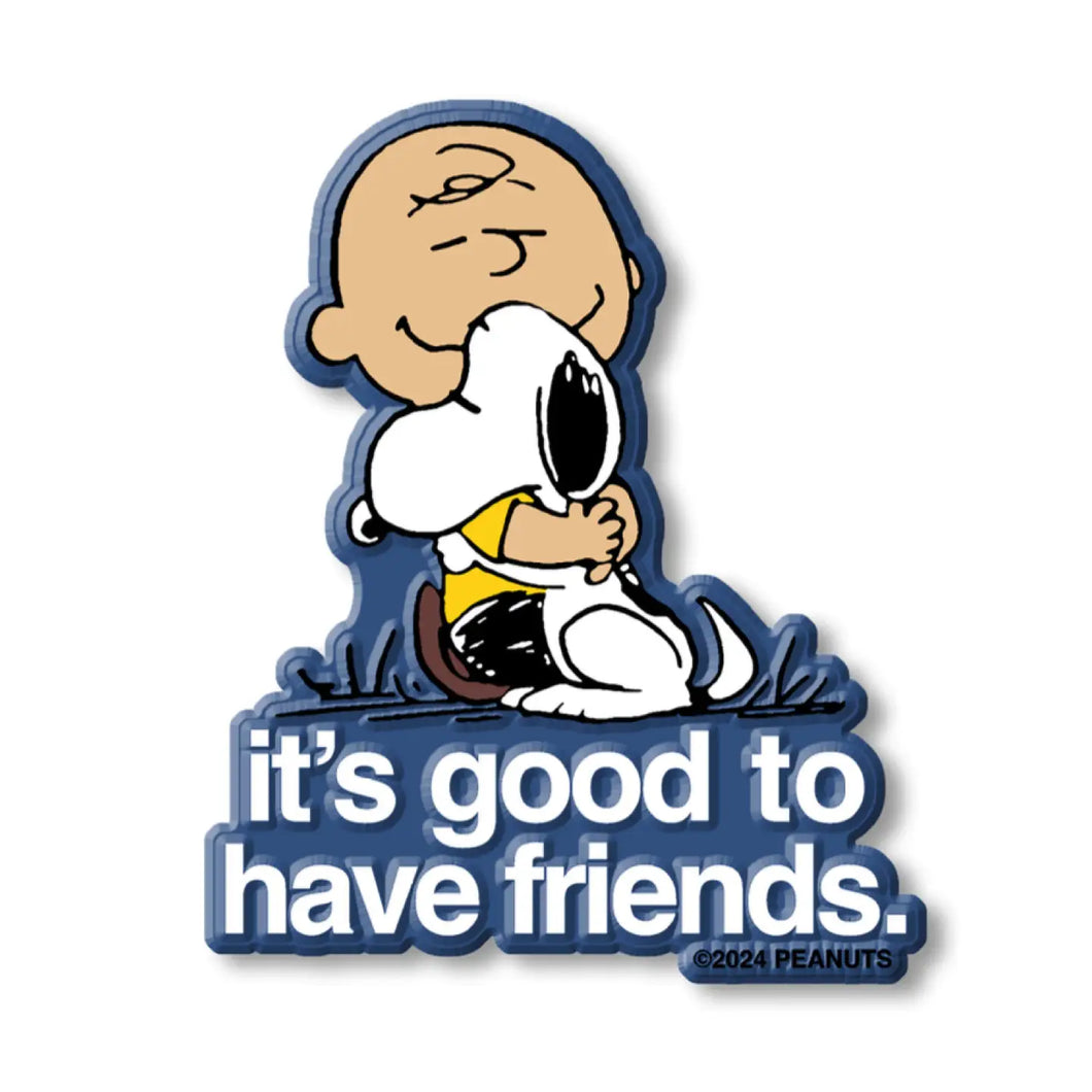 Charlie Brown Good Friends Magnet