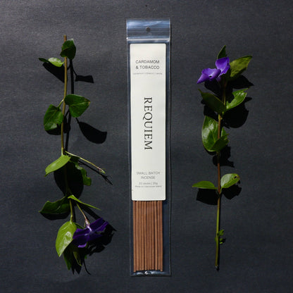 Requiem Incense Sticks - Small Batch Vancouver Island (20 Sticks) - Gingerwood + Palo Santo