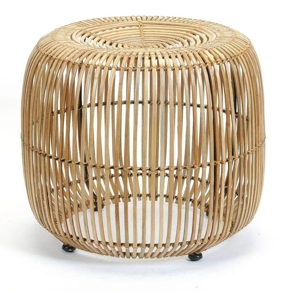Celeste Rattan Ottoman - PABOOM