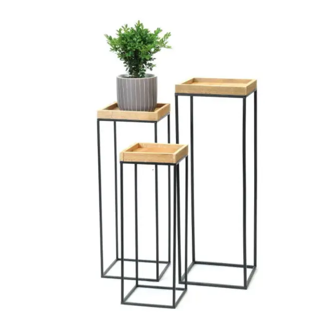 Plant Stand Wood Box Top Small - PABOOM