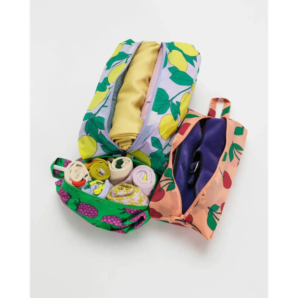 Baggu 3D Zip Set Sunshine Fruit - PABOOM
