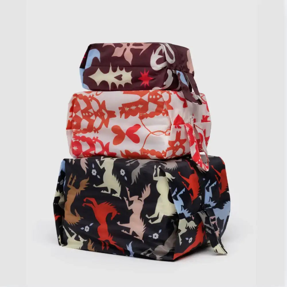BAGGU 3D Zip Set - Western Cut-Outs
