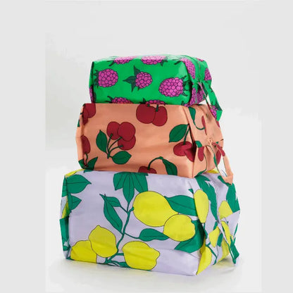 Baggu 3D Zip Set Sunshine Fruit - PABOOM