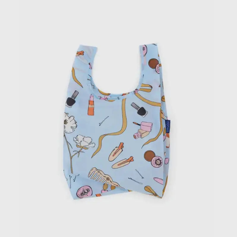 Baby Baggu bag featuring a pattern of beauty products - PABOOM