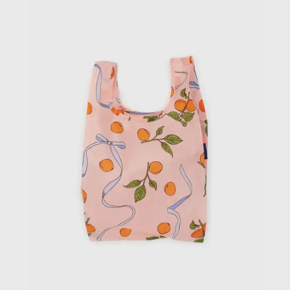Baby Baggu bag featuring a pattern of apricots and ribbons - PABOOM