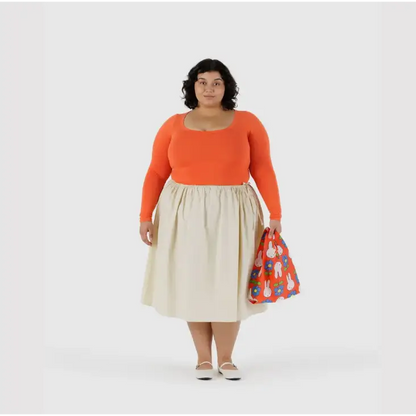 Miffy and flowers bag worn by a model - PABOOM