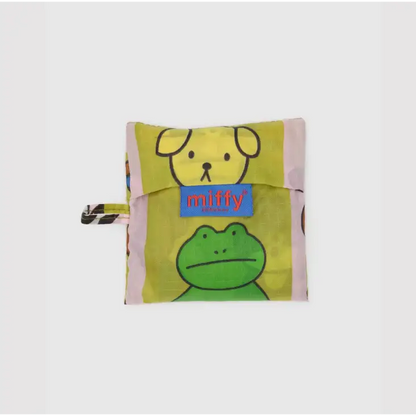 Baby Baggu featuring Miffy and friends folded into a pouch - PABOOM