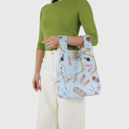 Baby Baggu bag featuring a pattern of beauty products - PABOOM