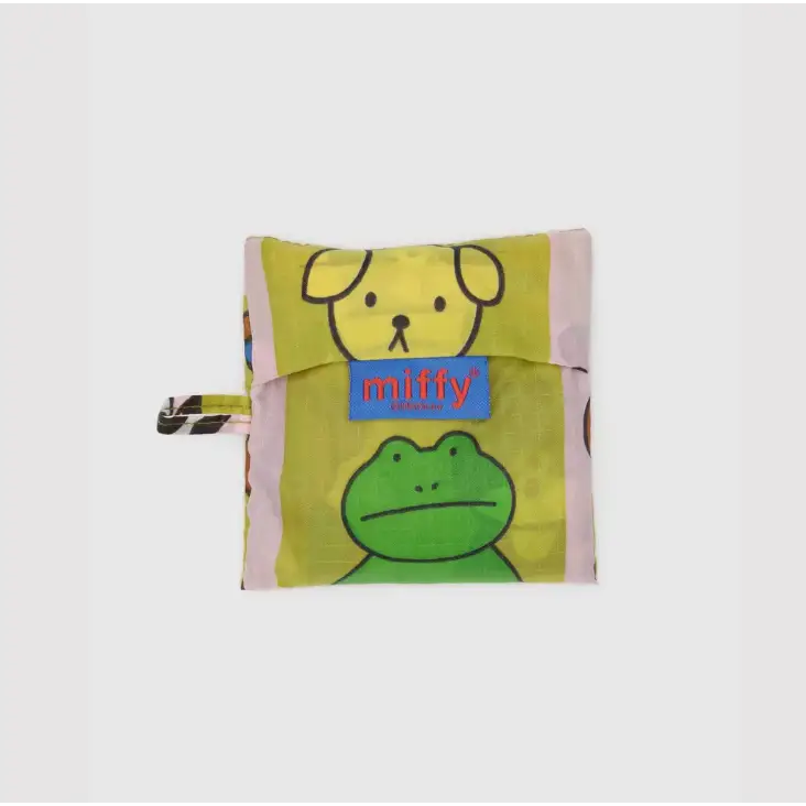 Baby Baggu featuring Miffy and friends folded into a pouch - PABOOM