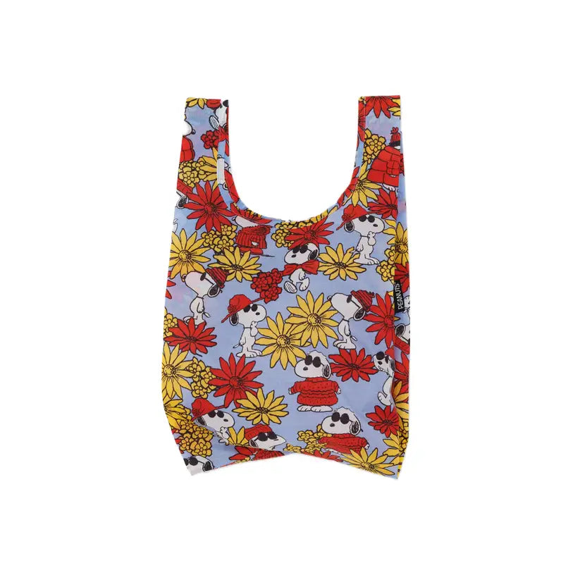 Baby Baggu bag featuring a floral pattern with Snoopy - PABOOM