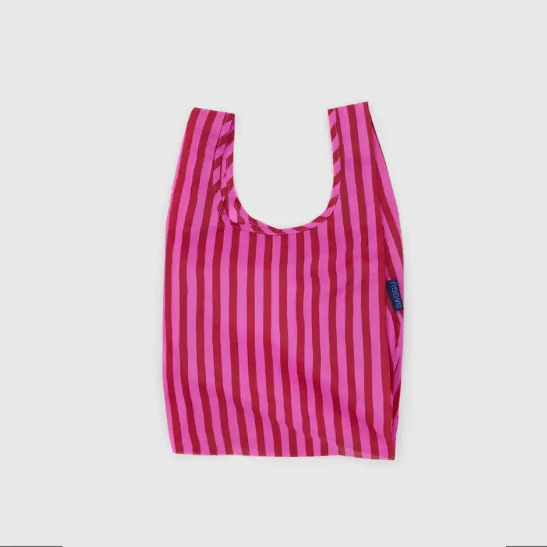 Pink and red BAGGU tote bag - PABOOM