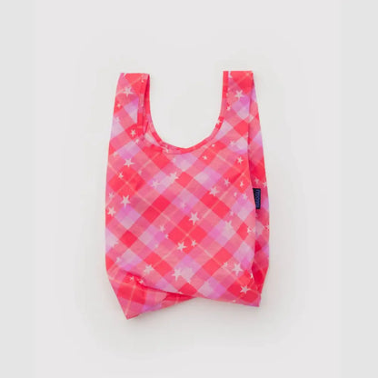 BAGGU - Baby Baggu Pink Star Plaid