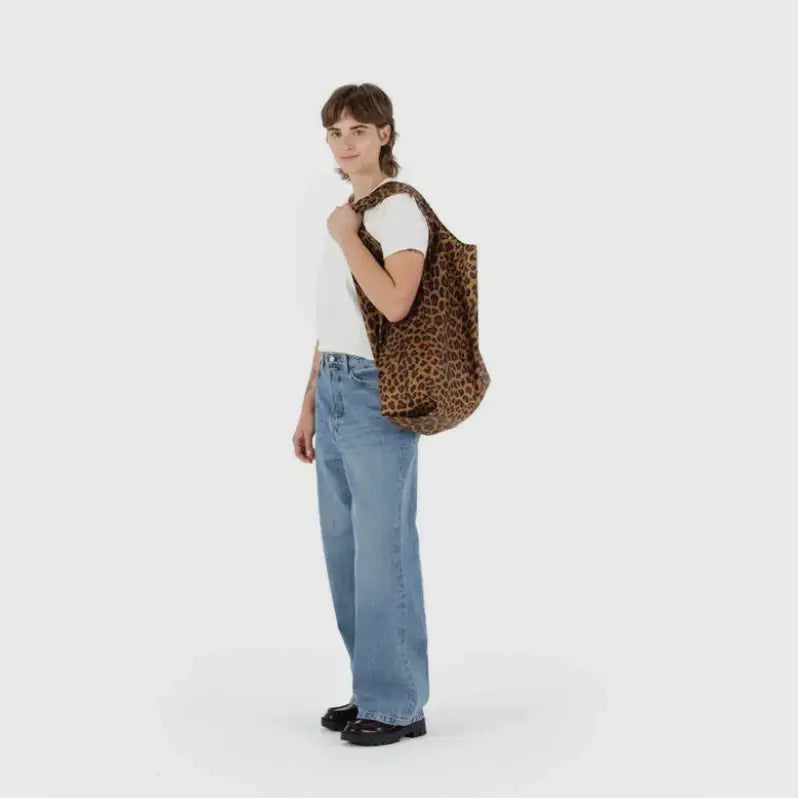 Big BAGGU Reusable Tote Bag - Leopard