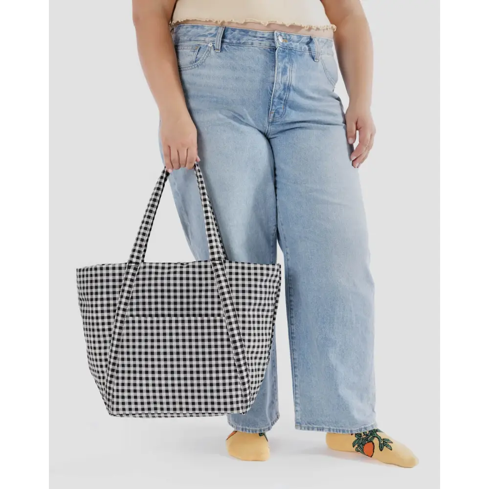 Cloud Bag Black & White Gingham - PABOOM
