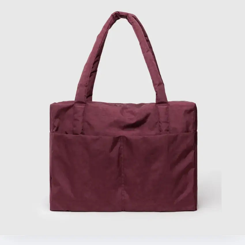 BAGGU - Cloud Carry On Luggage Mahogany