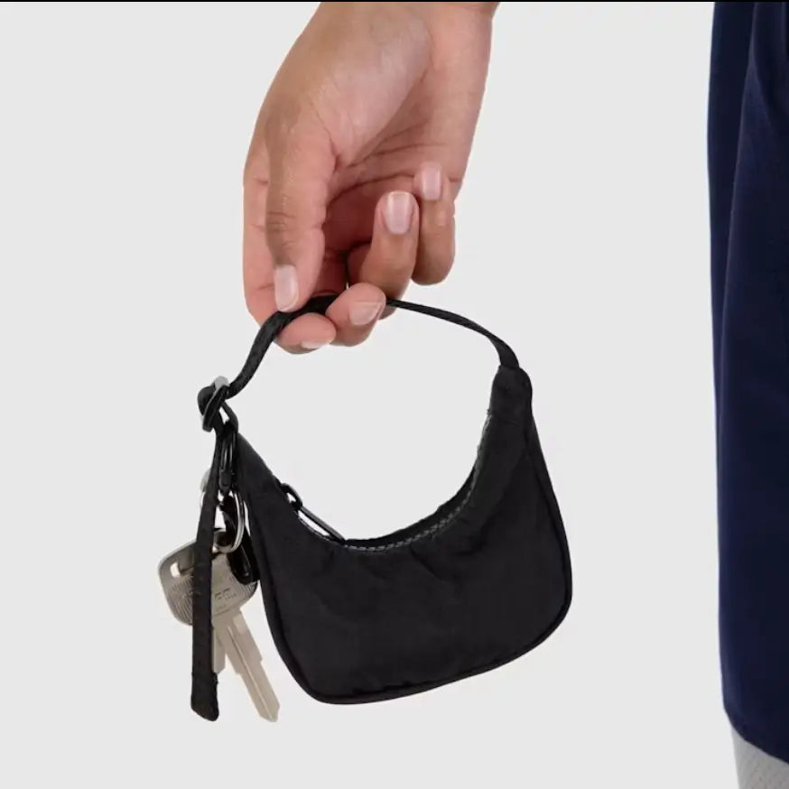 BAGGU Crescent Bag Charm - Black