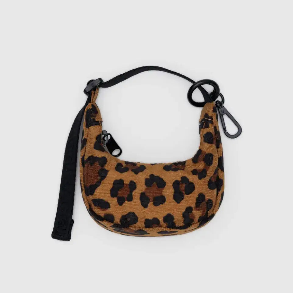 BAGGU Crescent Bag Charm - Leopard