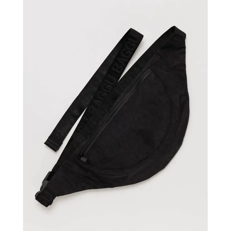 Baggu Crescent Fanny Pack Black - PABOOM