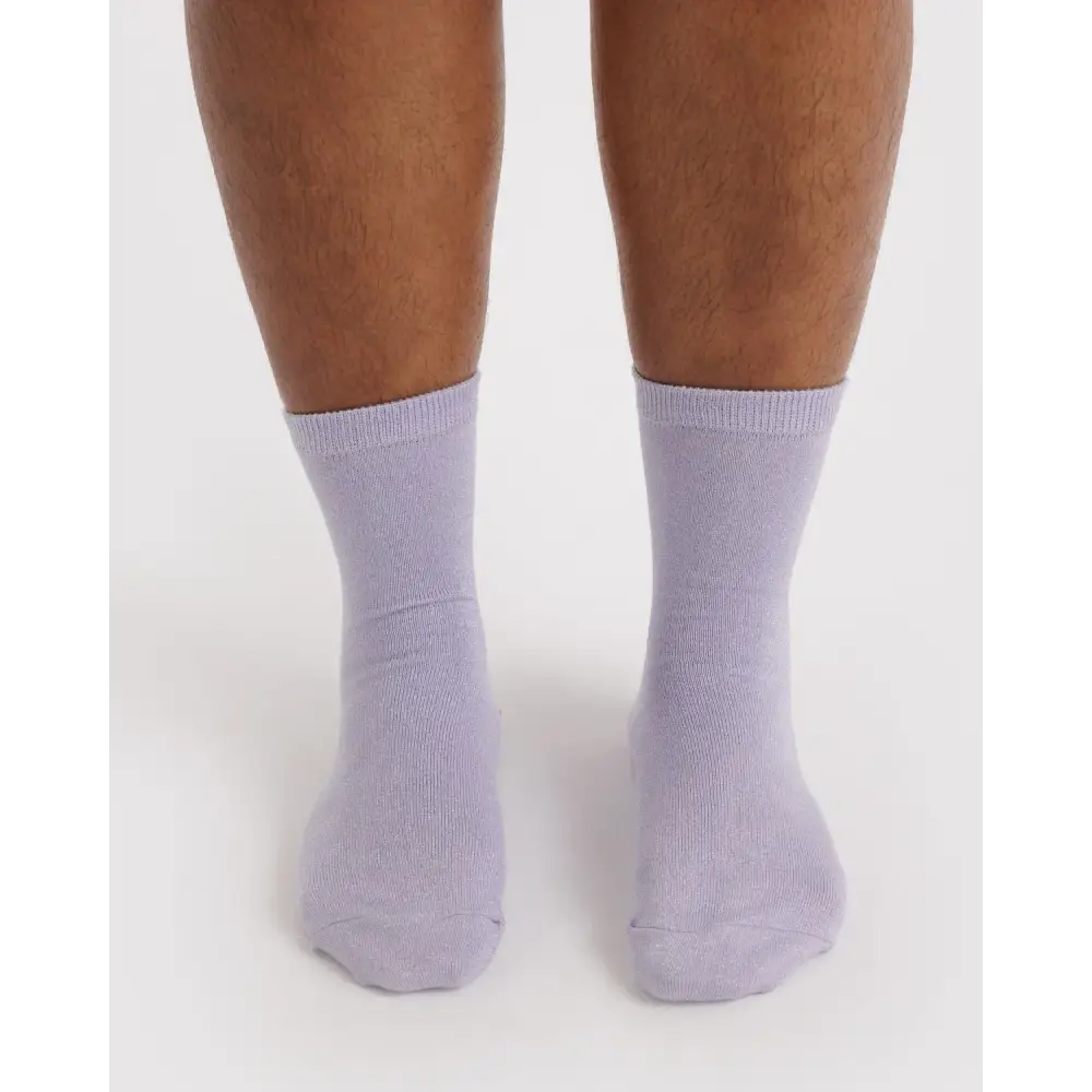 BAGGU - Crew Sock Cream Rosette