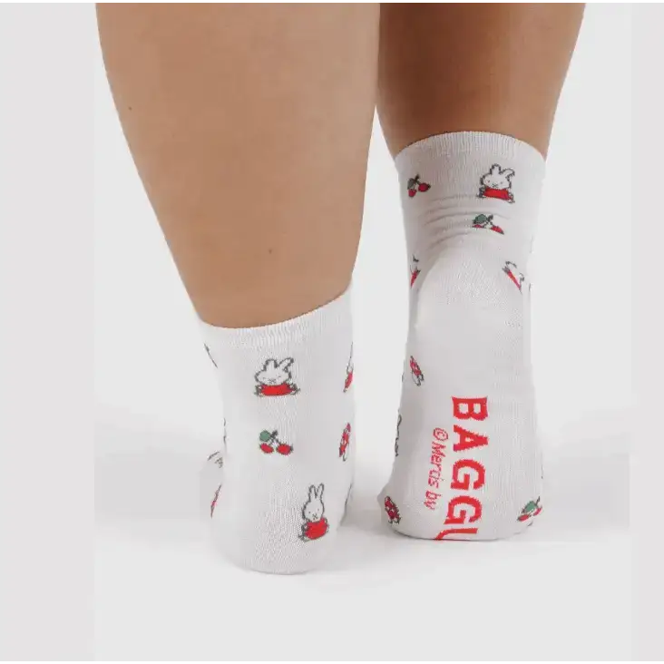 Crew Sock Miffy White - PABOOM
