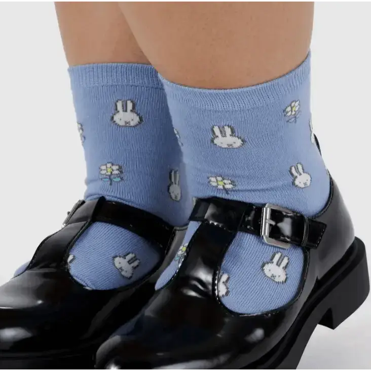 Crew Sock Miffy Blue - PABOOM