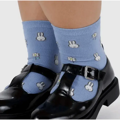 Crew Sock Miffy Blue - PABOOM