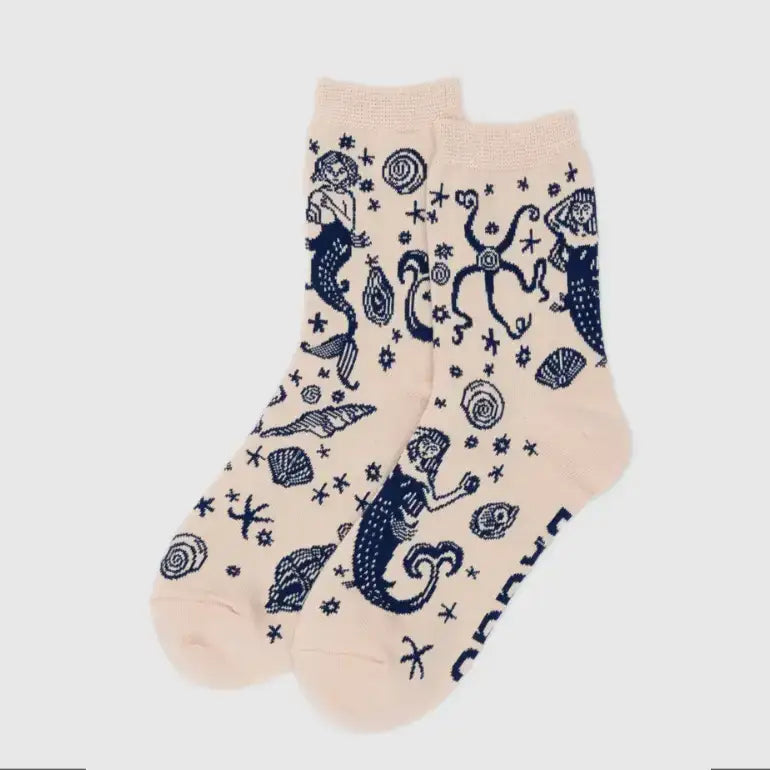 BAGGU - Crew Socks Mermaid