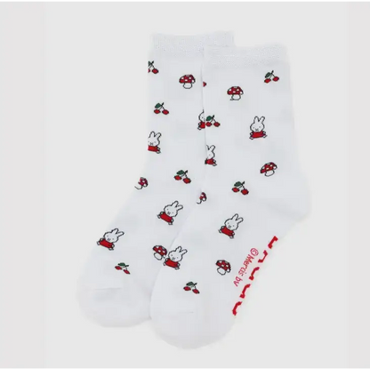 Crew Sock Miffy White - PABOOM