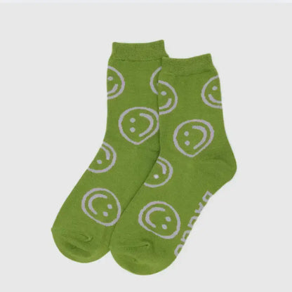 BAGGU - Crew Socks Pear Happy