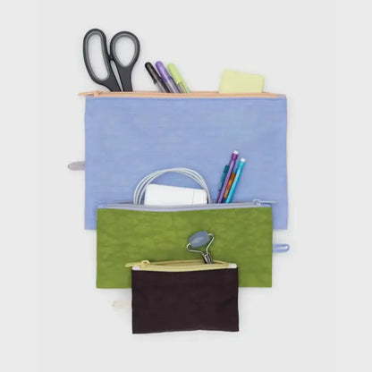 Flat Pouch Set Pastels Colorblock - PABOOM