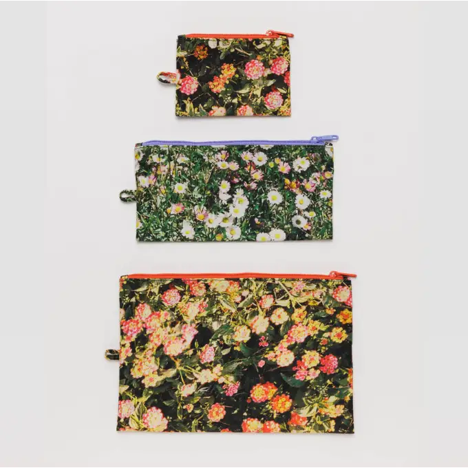 Flat Pouch Set Photo Florals - PABOOM