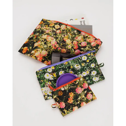 Flat Pouch Set Photo Florals - PABOOM