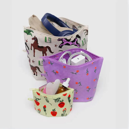 BAGGU - Go Pouch Set Painted Prairie