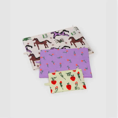 BAGGU - Go Pouch Set Painted Prairie