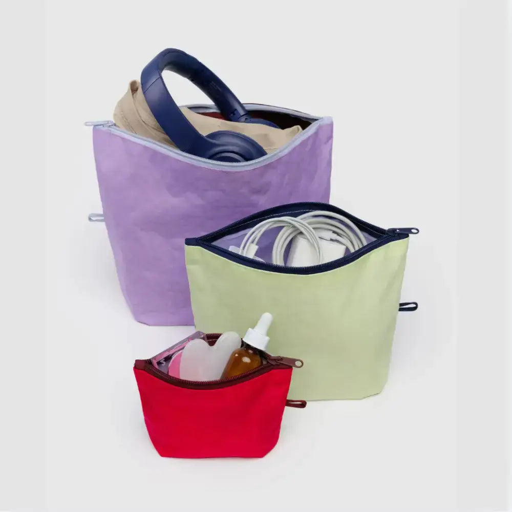 BAGGU - Go Pouch Set Kaleidoscope Mix