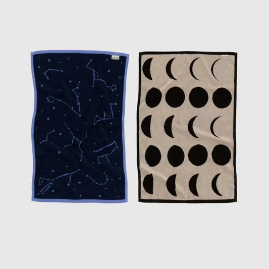 BAGGU - Hand Towel Set - two patterned blankets