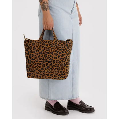 BAGGU Horizontal Zip Duck Bag - Leopard