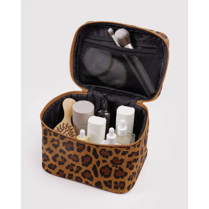 BAGGU Large Cosmetic Case - Leopard