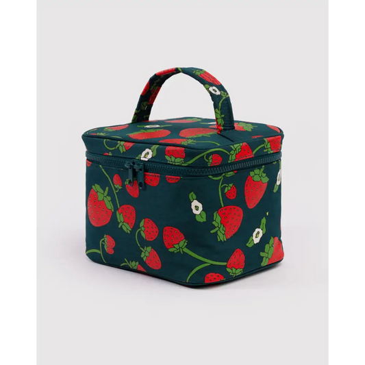 BAGGU Large Cosmetic Case - Strawberry Blossom