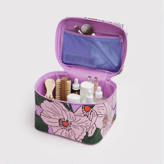BAGGU - Large Cosmetic Case Pink Poppy
