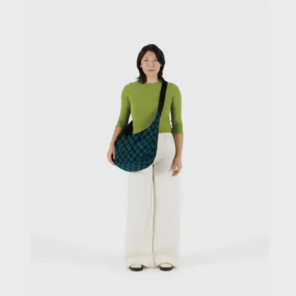 Large Nylon Crescent Bag - PABOOM