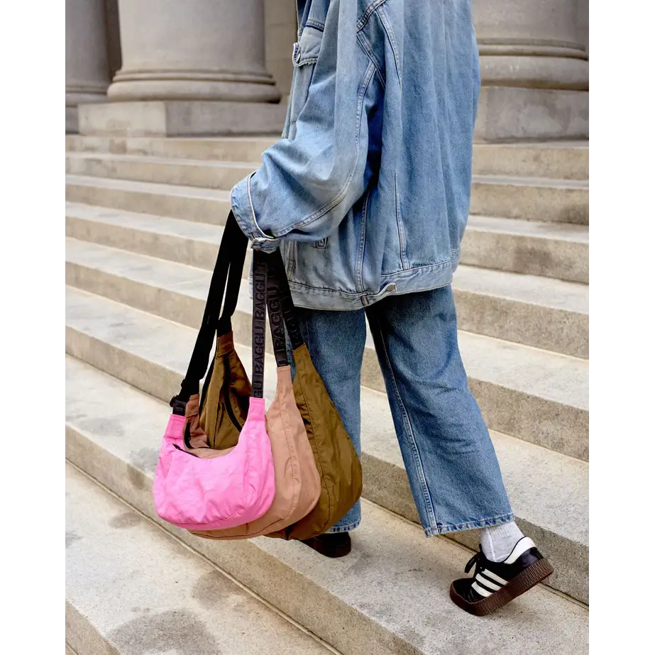 Large Nylon Crescent Bag - PABOOM