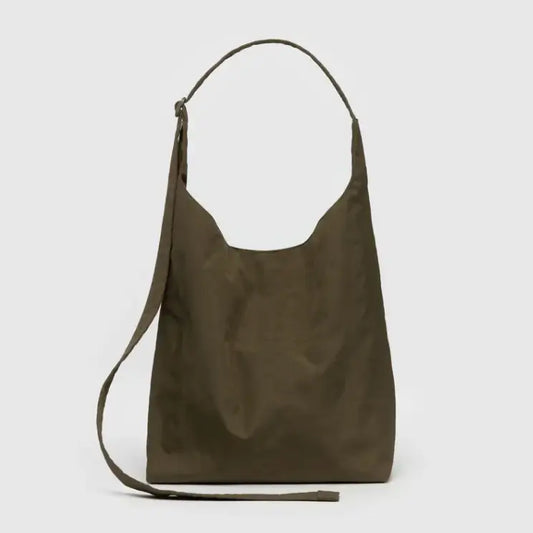 BAGGU Large Nylon Sling Bag - Seaweed