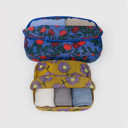 BAGGU Large Packing Cube Set - Night Orchard